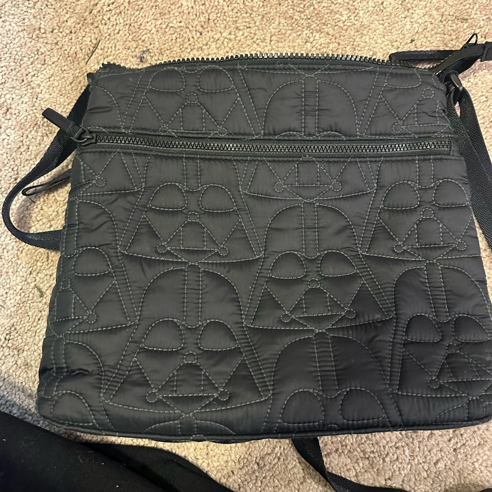Vera Bradley Star Wars Darth Vader Black Quilted Crossbody Bag